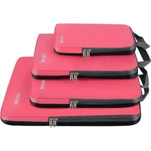 4  Pack Compression Packing Cubes Travel Accessories Expandable  Organizers